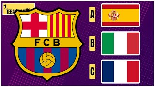 GUESS THE COUNTRY OF EACH FOOTBALL CLUB (HARD LEVEL) | QUIZ FOOTBALL 2024