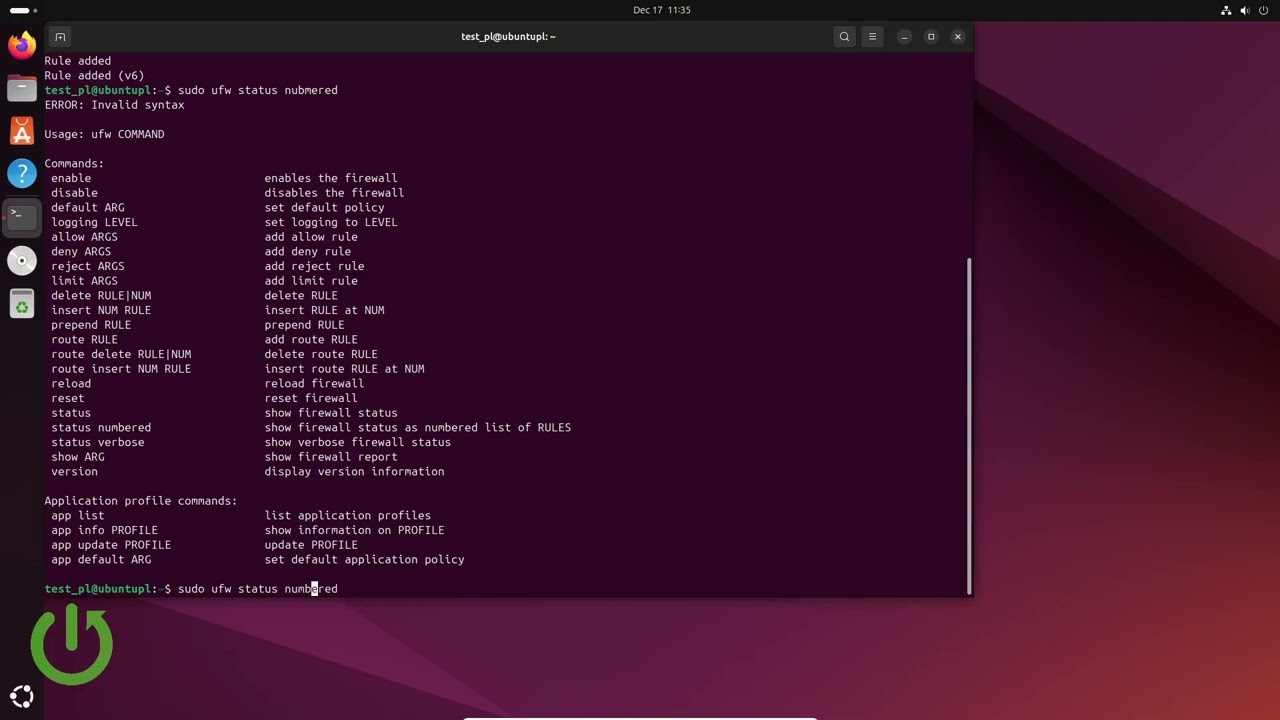 Wie \u00f6ffne und schlie\u00dfe ich Ports mit ufw unter Linux? - YouTube