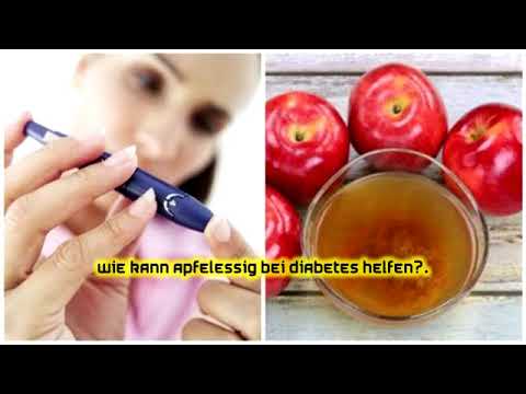 Video: Hilft Apfelessig Bei Diabetes?