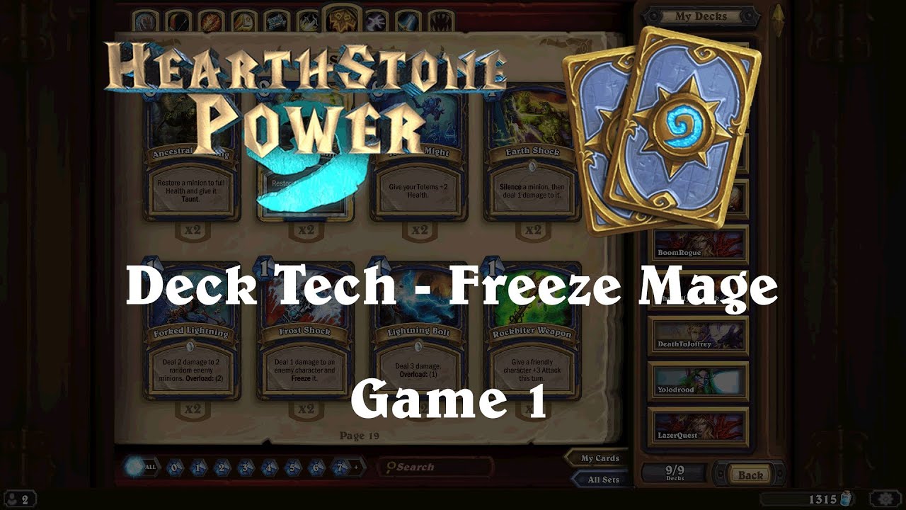 Deck Tech - Freeze Mage - Game 1