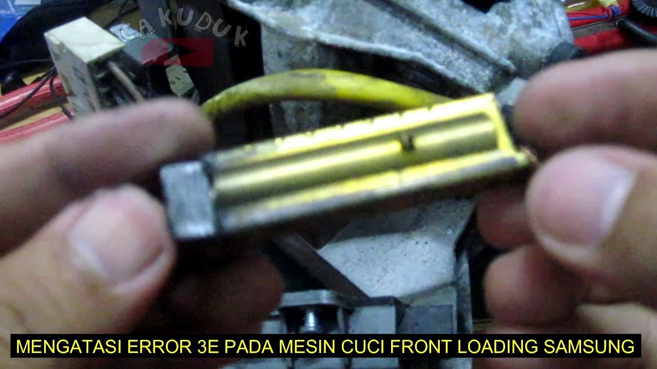 MESIN CUCI FRONT LOADING ERROR 3E