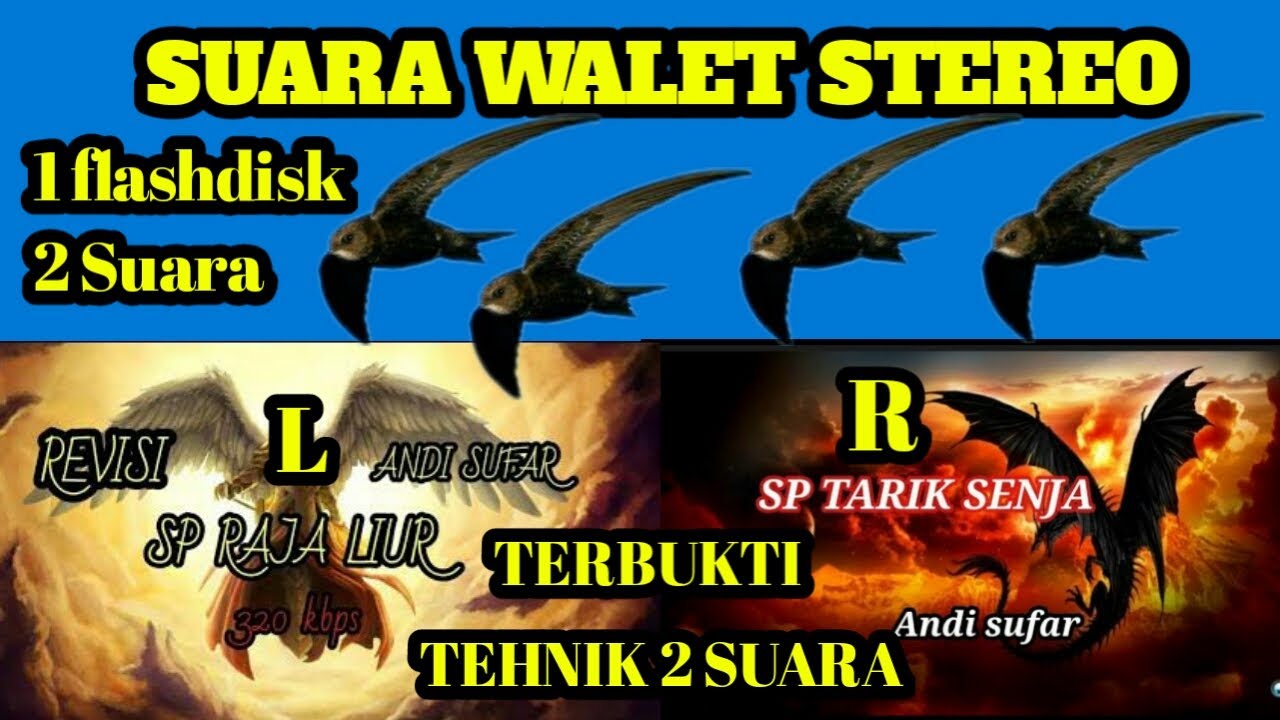 SP RAJA LIUR REVISI VS SP TARIK SENJA || SUARA WALET TERBAIK ANDI SUFAR77