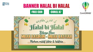 Free CDR - Desain Banner Halal bi Halal #klsdesain