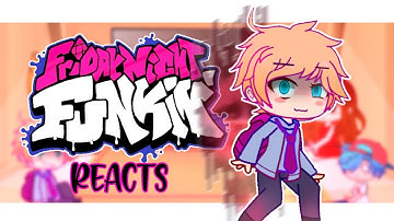 FnF Characters Reacts Animation Gameplays About Them || Part 33 ||Gacha Lovely || Gacha Club