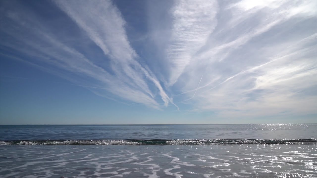7 Minute Reset Relaxing Video Blue Ocean Beach Water Calming Instrumental Music Peaceful Waves