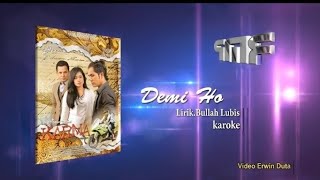 LAGU TAPSEL DEMI HO karaoke 