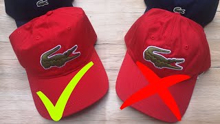 How to spot a fake Lacoste Cap | Real vs Fake | Mens Cap