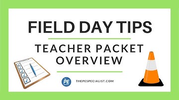 Tips For Field Day | Teacher Packet Walkthrough (Map, Directions, Starting Positions) |