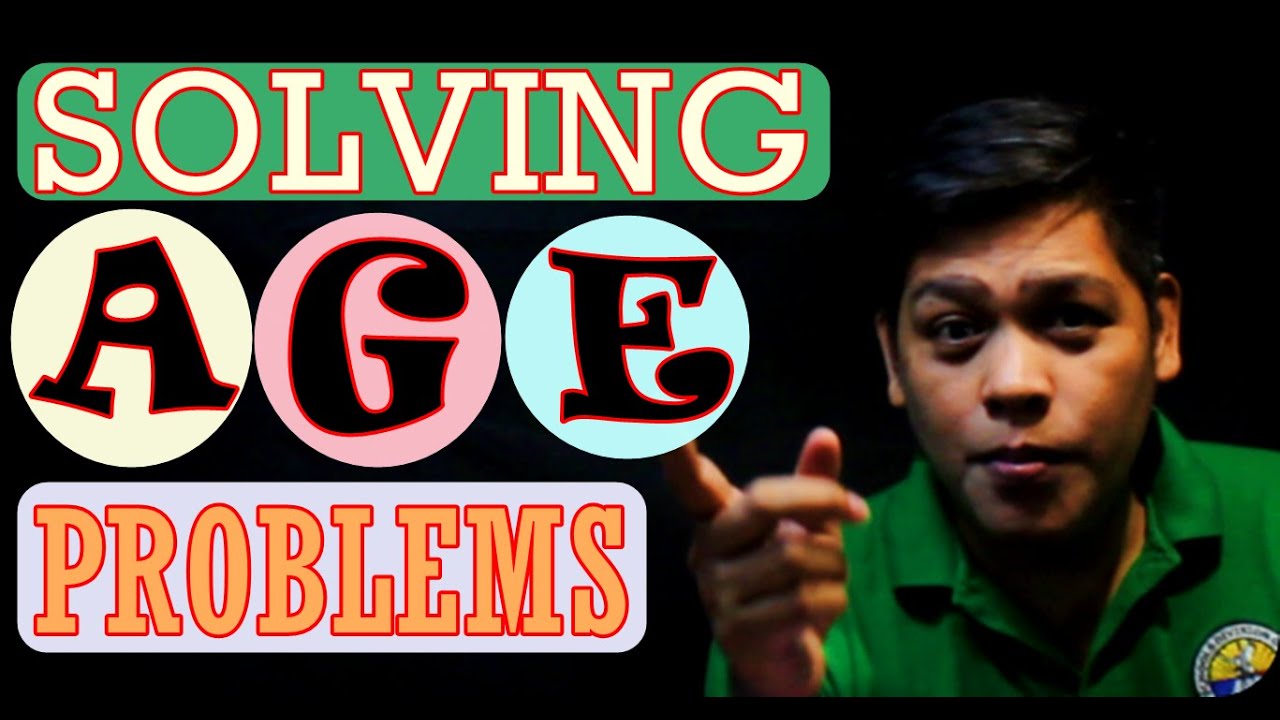 How to solve age problem math tagalog youtube