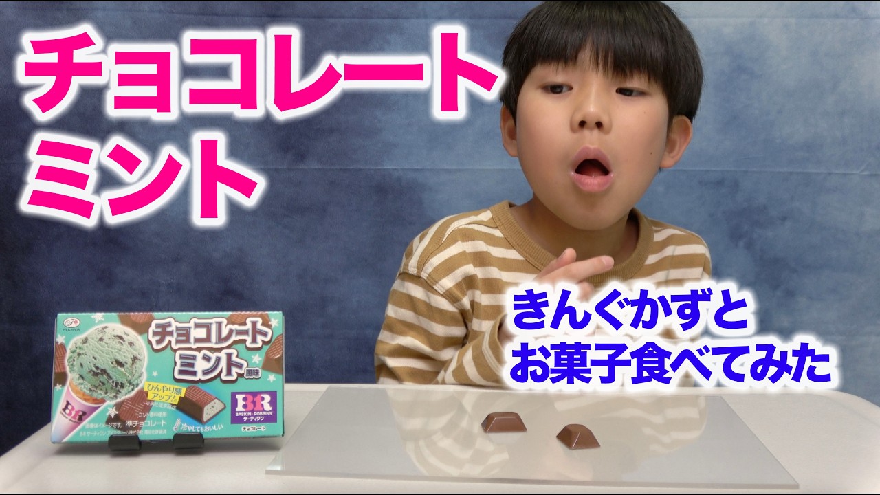 I tried Fujiya's Baskin-Robbins Chocolate Mint flavored ice cream