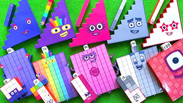 Looking for Numberblocks NEW 100 410 Puzzle Tetris Shape | ASMR chirping of birds