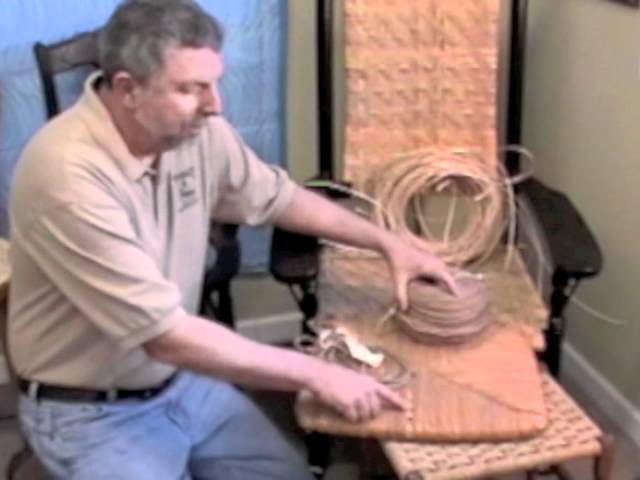 Chair Prep & Cane Sizing for Hand-woven Chair Caning 