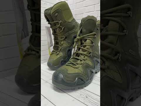 Тактические треккинговые ботинки m6-merlle олива / высокие