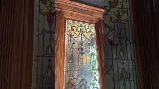 Original stained glass window in a brownstone renovation project here in Brooklyn 🤎
