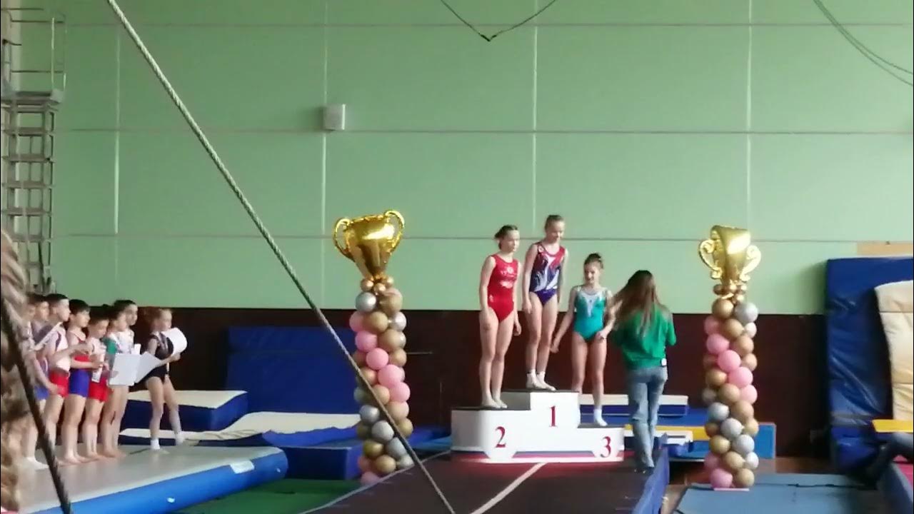 Мария Грачева,акробатическая дорожка, награждение, 2 место, 22.04.23г ...