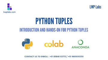 6. Python Tuples Hands-On and Sets Introduction | LWP Labs | Learn Data Science