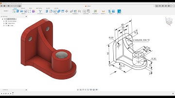 Fusion360 Part Modeling Tutorial-101. #design #3dmodeling #modelingtutorial #engineering#fusion360