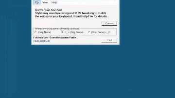 Style Format 2 Converter video tutorial