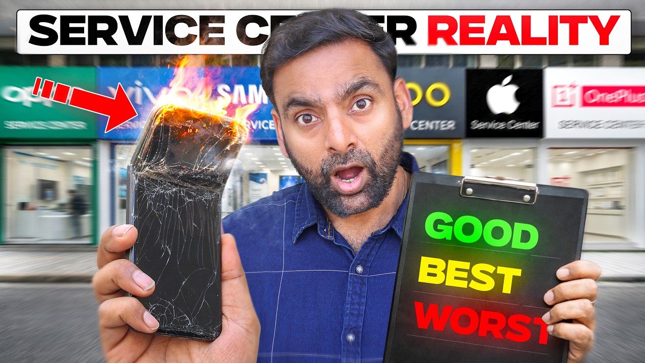 I Tested EVERY Phone Brand Service Center : SHOCKING Experience 😱