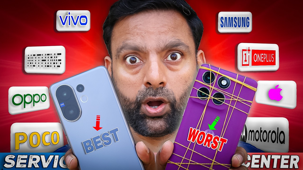 I Tested EVERY Phone Brand Service Center : SHOCKING Experience 😱