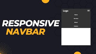 Responsive Navigation Bar - HTML CSS & JavaScript | Navbar Manu | Hamburger