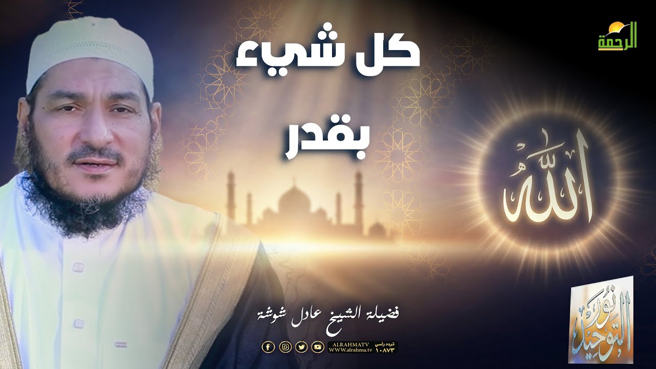 🌙 كل شيء بقدر ح17 🌙 نور التوحيد – الشيخ عادل شوشة