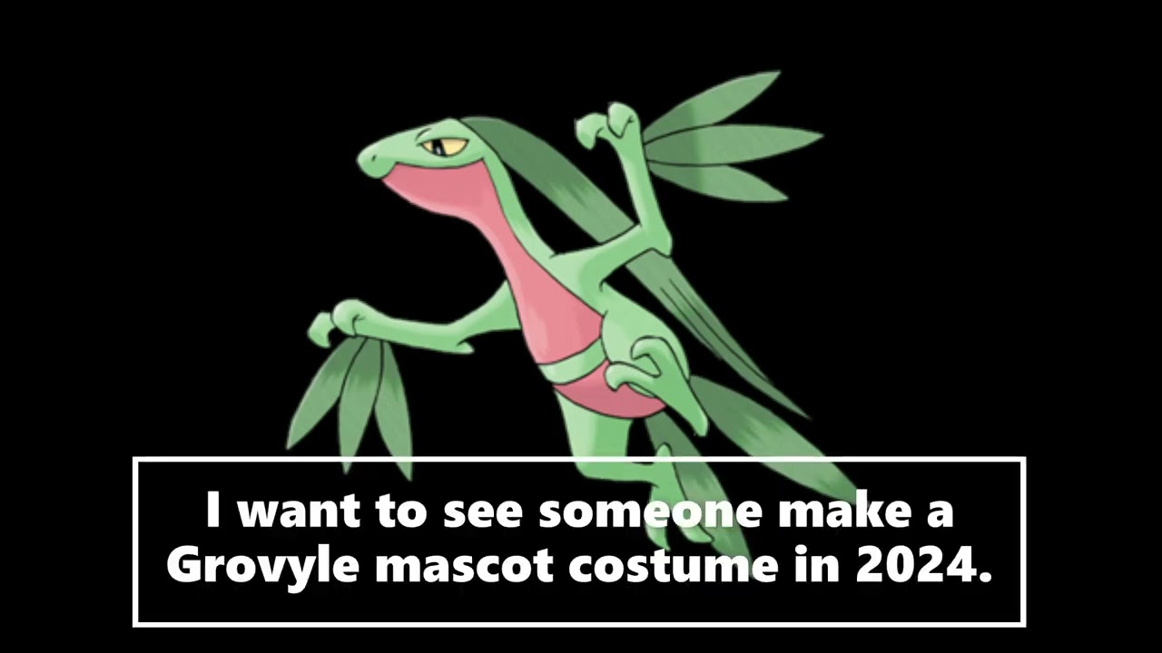 Pokemon Mascot Costumes I Want To See In 2024 Grovyle 