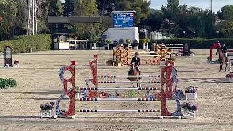 "Emeraude de Zabala" ( Emerald x Calvaro ) 6 years , Sunday CSI Barcelona, Clear Round