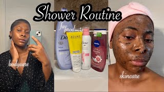 MY SIMPLE EVERYDAY SHOWER ROUTINE | skincare + smell good routine + body care