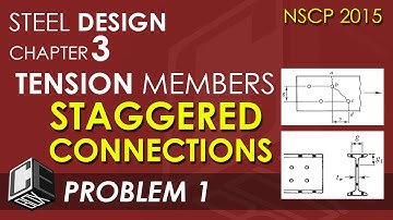 Steel Design Chapter 3 Staggered Connections Problem 1 (PH)