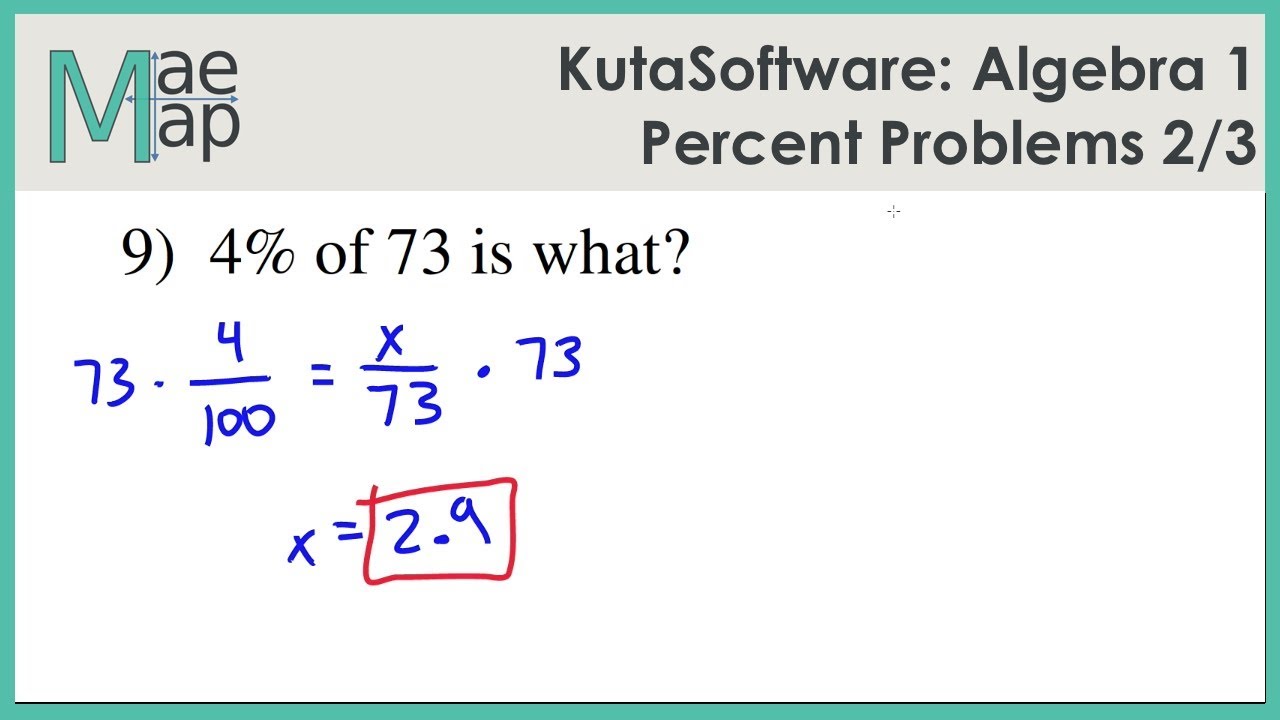 Math problems algebra 1