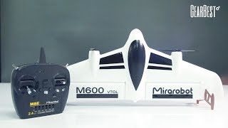 Mirarobot M600 Vtol 2.4G 6Ch 600Mm 30Mins Rc Airplane - Gearbest