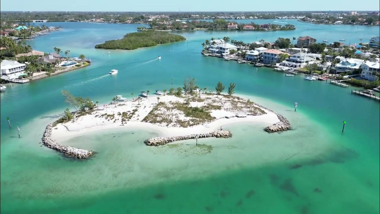 North Jetty Beach including Snake Island. Nokomis, FL YouTube