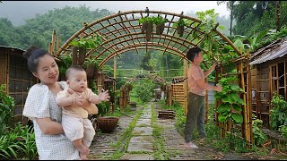 How To Make A Bamboo Trellis For Climbing Plants - Vegetable Gardening | Trịnh Thị Mây