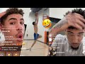 LaMelo Ball’s FIRST IG Live After Getting Drafted Is HILARIOUS! 😂 Funny Moments Dunking With Gelo