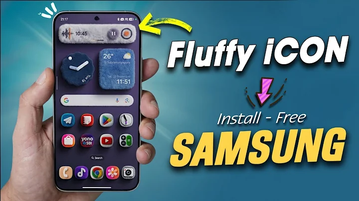 Samsung Install New Viral ONE UI 8 - 3D Fluffy Icon Pack on any Galaxy Phone 😍😱 