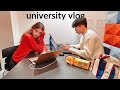 Uni vlog  studying with friends deadlines early mornings