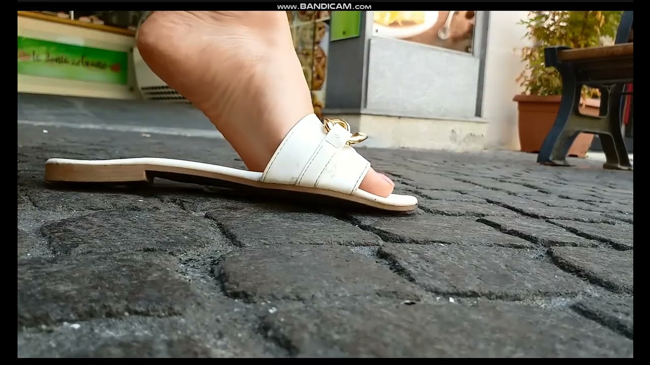candid cute 20yo friend feet sandals dangling and small crush candy 27.20 min preview