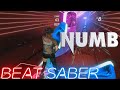 Beat Saber || Linkin Park - Numb (Expert+) First Attempt - Official DLC || Mixed Reality