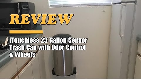Review 2024: iTouchless 23 Gallon Touchless Sensor Trash Can