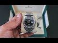 UNBOXING 2018 Rolex DateJust 116234 Black Dial Fluted Bezel on Jubilee Bracelet