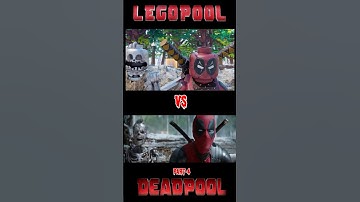 LEGO DEADPOOL & WOLVERINE vs REAL | LEGOPOOL | PART-4 #shorts #lego #deadpool #marvel #animation