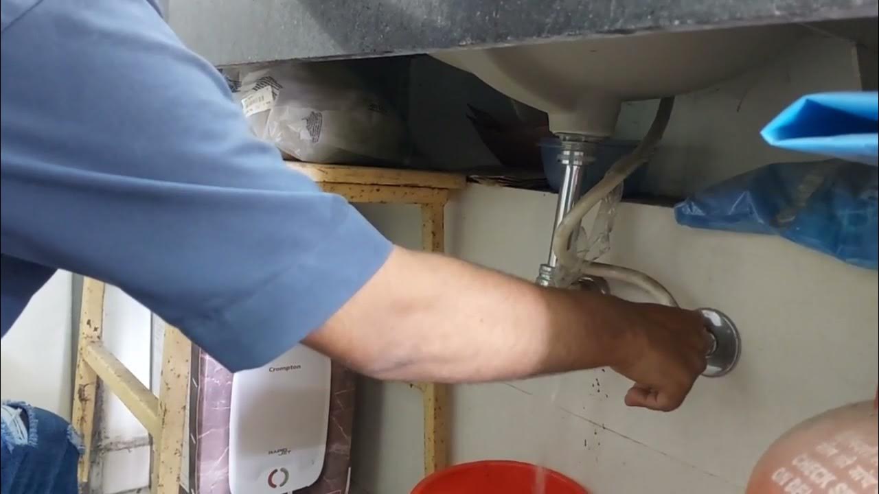 Clean wash basin blockage how to clean a blocked sink YouTube