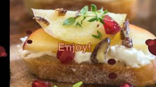 Honey Crisp Apple Crostini
