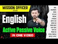 Active & Passive Voice for RBI Grade B, NABARD & SBI CBO | English by Parth Sir