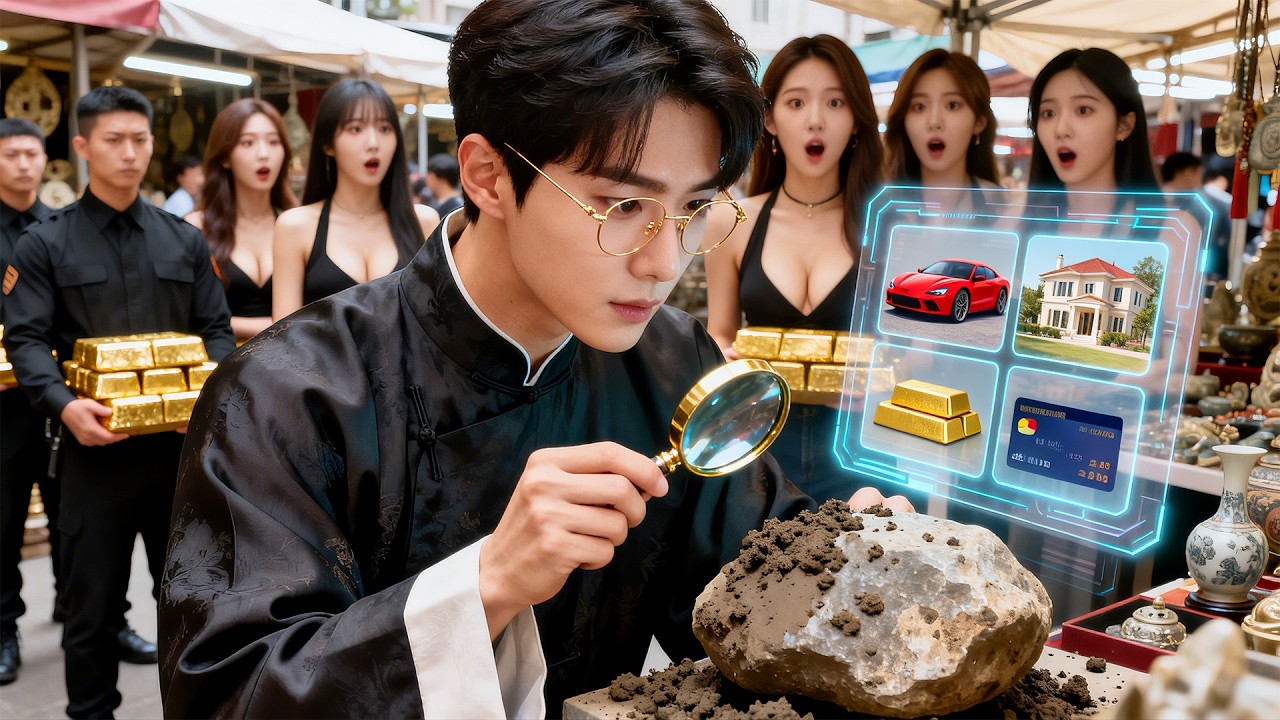 外賣員被出軌後覺醒天眼，彩票中百億、股市割韭菜、賭石開帝王綠！前妻跪求複合時，他正摟着首富千金與千億資産看他們破産直播！【我有天眼观全局】#逆襲 #短劇 #shorts