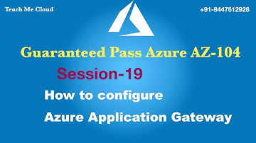 How to configue Azure Application Gateway Step by Step | Azure AZ-104 Certification