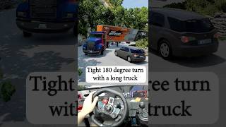 Tight 180 degree turn with a long truck | Gavril MT-Series | BeamNG
