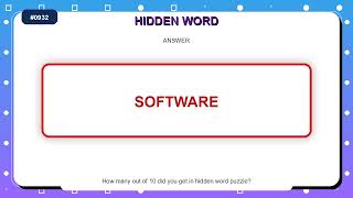 Hidden Word Puzzle #0932 | 10 Word Search Practice Challenges screenshot 2