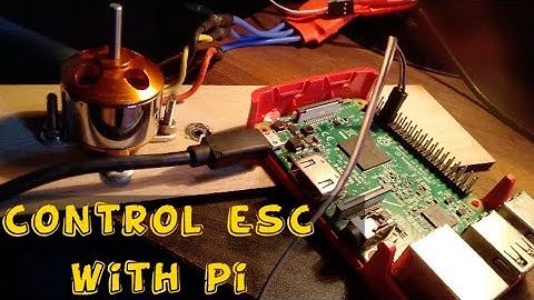 How to control ESC using Raspberry pi (testing)